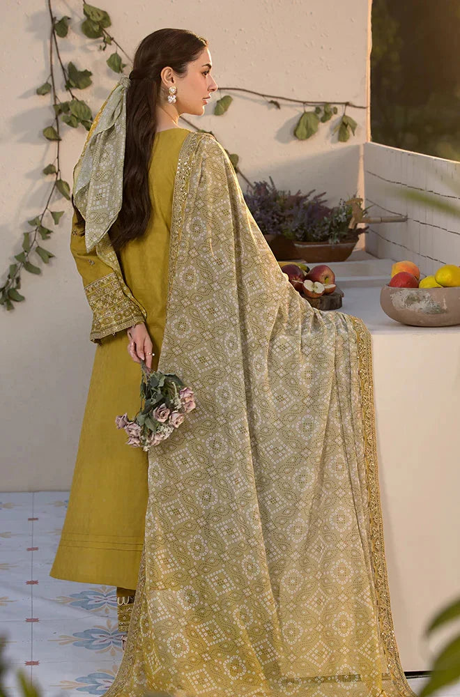 LAAM - 3PC Dhanak Embroidered