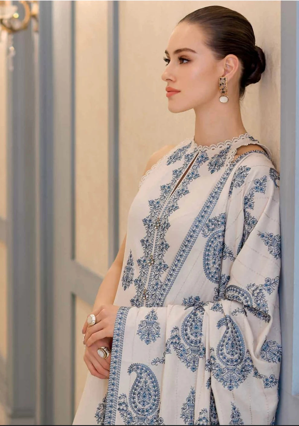 BAREEZE 3PC EMBROIDED-A3