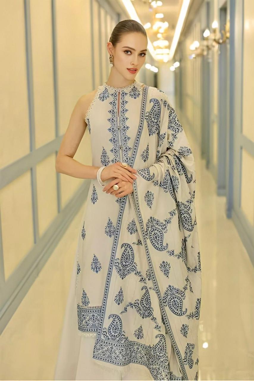 BAREEZE 3PC EMBROIDED-A3